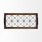 Homeroots 28in Brown Wood Indoor Outdoor Tray With Handles 376038 - alternate 3