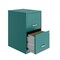 Space Solutions 14.25 in W 2 Drawer Vertical File Cabinet, Teal 24403 - alternate 8