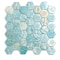 Apollo Tile Verre 11.7 in. x 11.8 in. Matte Blue Glass Mosaic Wall and Floor Tile 9.6 sq ft/case - 10 pack SEA88HX04AQA - alternate 1