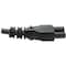 Eaton Tripp Lite Series 3-Slot Power Cord, NEMA 5-15P to C5 - Laptop/Notebook, 10A, 125V, 18 AWG, 3 ft. P013-003 - alternate 4