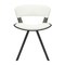 Leisuremod Wooden Dining Chair Modern style Nymia Collection Walnut Glazed Color in White NCDW-22W - alternate 9