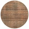 Homeroots 8' Orange Copper And Brown Round Striped Washable Indoor Outdoor Area Rug 588114 - alternate 1