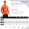 Protectx Long Sleeve T-Shirt, 92% Polyester, 8% Spandex, Orange, Black, M, 2 PK HV-LTT145-ORBK-M-02 - alternate 4