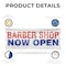 Signmission Barber Shop Now Open, 48 Inch x 120 Inch, Vinyl Banner B-120-30480 - alternate 3