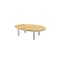 Deko Living Outdoor Cream Aluminum and Teak Contour Sofa Set, Seats 6 COP30013 - alternate 6