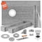 Vevor Waterproofing Shower Kit Shower Kit Tray 38''x60'' with Offset Drain PVC VV-LYDZ-PVC3860P - alternate 1
