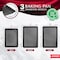 Bakken- Swiss BAKKEN Kitchen Nonstick Cookie Pans, Set of 3, S/M/L, PFOA-Free, Oven Safe, 450 DegF, Gray Marble BKDD3P44 - alternate 5