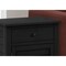 Monarch Specialties Accent Table, Nightstand, Storage, Black Veneer, Transitional I 3951 - alternate 2