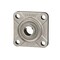 Ntn 4 Holes, Square Housing, 4 Bolt Flange Bearing, Radial Ball, 1 in Dia, Stainless Steel, Set Screw SUCF205-16 - alternate 1
