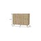 Homeroots 47in Natural Console Accent Cabinet With Three Shelves And One Drawer 488501 - alternate 3