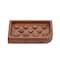 Homeroots Designer Genuine Teak Soap Dish 475848 - alternate 1