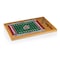 Picnic Time Family Of Brands NCAA Washington State Cougars Football Field Icon Glass Top Cutting Board & Knife Set 910-00-505-634-0 - alternate 2