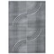 World Rug Gallery Contemporary Arch Knot Design Area Rug 5 ft x 7 ft Black WR33BLACK5X7 - alternate 7