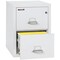 Fireking 2 Drawer, 1 Hr Fire & impact rated, 25" depth Letter Arctic White 2-1825-CAW - alternate 3