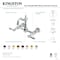 Kingston Brass Two-Handle Wall Mount Bridge Kitchen Faucet, Polished Brass KS2442BAL - alternate 3