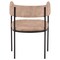 Leisuremod Cyril Collection Modern Chair in Light Brown Velvet CDC22LBR - alternate 6