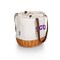 Picnic Time Family Of Brands NCAA TCU Horned Frogs Coronado Canvas and Willow Basket Tote - Picnic Bag 203-00-187-844-0 - alternate 2
