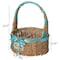 Wickerwise Small Seagrass Wicker Picnic Basket with Handle - Versatile Gift Basket with Blue Ribbon for New QI004720 - alternate 7