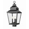 Z-Lite Raphael Sand Black 3 Light Outdoor Post Mount Fixture 5029PHBS-BK - alternate 1