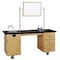 Diversified Spaces Mobile Lab, Oak, Wood Frame, 72 in W, Red 4352K - alternate 1