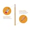 Bostitch Premium #2 Pencils, Premium Wood, Unsharpened, HB Graphite, 10-Pack PNC10Y-BOS - alternate 6