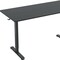 Homeroots Adjustable Black Wood and Stainless Steel Standing Desk 723775 - alternate 6