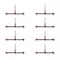 Mytee Products Ratchet Binder 3/8in-1/2in fits 38 & 12 Chain G70 Flatbed Binders 9200 WLL, 8PK CBRS38x8 - alternate 1