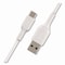 Belkin BOOST CHARGE USB-C to USB-A Cable, 3.3 ft, White, 2PK CAB001BT1MWH2PK - alternate 12