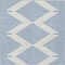 Homeroots 5' X 8' Ivory And Blue Geometric Washable Indoor Outdoor Area Rug 598753 - alternate 6