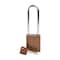 Brady Standard Key Retaining Lockout Aluminum Padlock 3 in Steel Shackle KD Brown SDAL-BRN-76ST-KD - alternate 1
