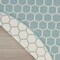 Homeroots 8' Aqua And Ivory Geometric Indoor Outdoor Area Rug 556304 - alternate 5