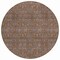 Homeroots 8' Chocolate And Gray Round Floral Washable Indoor Outdoor Area Rug 582262 - alternate 7