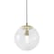 Afx Palla 9in. Medium Base Pendant, 120V, Light Brass PLAP09MBLB - alternate 1