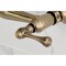 Kingston Brass Two-Handle Wall Mount Bridge Kitchen Faucet, Antique Brass KS3253BL - alternate 4