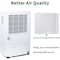 Edendirect Dehumidifier, 9.08 pints, White, 9.45 in, 115 V ED-UDZ1-120P - alternate 4