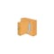 Simpson Strong-Tie U Joist Hanger, 7-13/16 in H, 2 in D, 1-9/16 in W, Steel, Galvanized/Zinc, Face Mounting U210 - alternate 4