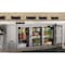 Koolmore 72in Commercial Back Bar Cooler in Silver With Side Condenser and LED Lighting, 18 Cu. Ft Capacity KM-BC-3GD-SCSS - alternate 7