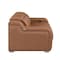 Homeroots 76in Cognac and Silver Italian Leather Power Reclining Loveseat With Storage 633752 - alternate 6