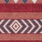 Homeroots 3' X 5' Red White And Navy Blue Southwestern Washable Indoor Outdoor Area Rug 613945 - alternate 5