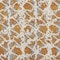 Homeroots 9' X 12' Copper And Ivory Abstract Washable Indoor Outdoor Area Rug 614153 - alternate 6