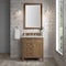 James Martin Vanities Brittany 30" Single Vanity, Saddle Brown, w/ 3 CM Siberian Silestone Top 650-V30-SBR-3SFR - alternate 4