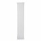 Homeroots White Cornice Molding Curio with Glass Door 401664 - alternate 2