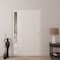 Vdomdoors Front Exterior Prehung Metal-Plastic Door, Manux 8111 White Silk, Side Sidelite Transom, Office Com MANUX8111EXD-WS-W36+16xH80-RH - alternate 3