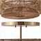 Jonathan Y Maya 23.75" 2-Light Bohemian Farmhouse 2-Tier Metal Hand-Woven Paper Rope Tapered Drum LED Semi Flus JYL1612A - alternate 8