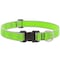 Lupinepet Reflective Green Diamond Nylon Dog Adjustable Collar 48153 - alternate 1