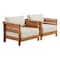 Alaterre Furniture Barton Weather-Resistant Outdoor Patio Arm Chair with Stain and Fade-Proof Cushions, 2PK 80-OUTD-WD-CH-SET1 - alternate 1