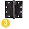Global Door Controls 4.5 in Leaf W x 4.5 in Leaf H, Bronze CP4545BB-US10B-3 - alternate 1