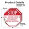 Signmission Stop All Drivers Check in With Secu, 4 inch X 4 inch, Vinyl Decal, 2PK OC-D-2PACK-4-216 - alternate 2