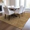 Homeroots 5' X 8' Gold Brown And Ivory Abstract Washable Indoor Outdoor Area Rug 597017 - alternate 6