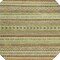 Homeroots 8' Beige And Taupe Round Striped Washable Indoor Outdoor Area Rug 615322 - alternate 6